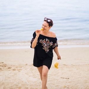 Free People Fleur Du Jour Embroidered Dress